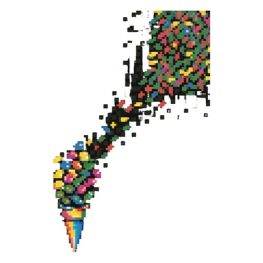 party confetti cone popper shooting sparkly confetti sticker