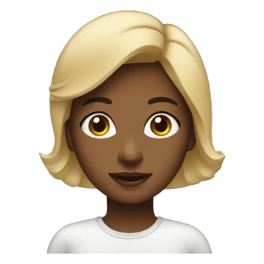 mulher com a mão nas costas sticker