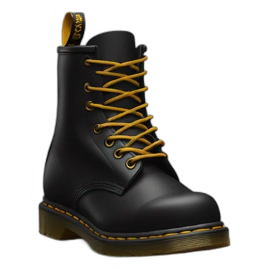 Dr marten’s shoes black sticker