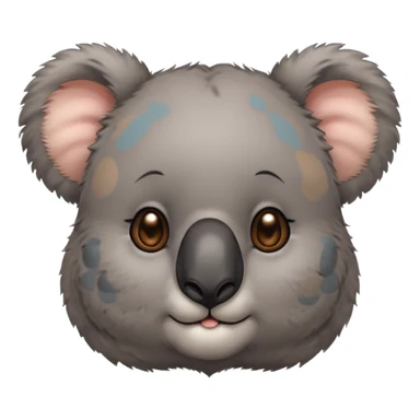 Koala with earrings sticker