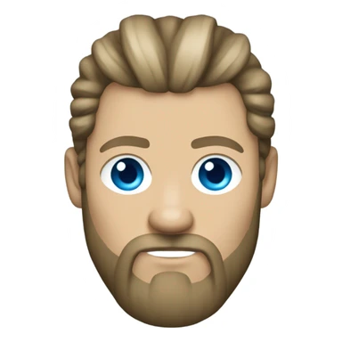 Ragnar lothbrok Viking blue eyes full body sticker