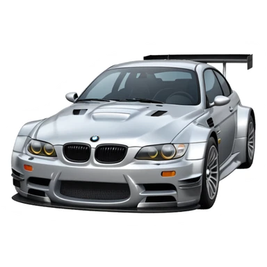 Make BMW M3 GTR 2005 emoji in detailed! sticker