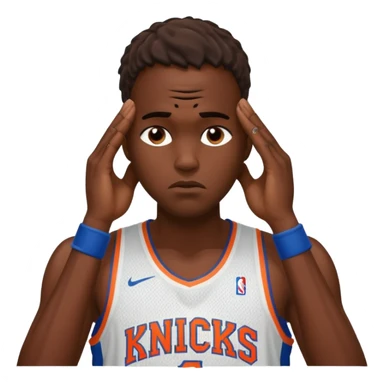  new york knicks facepalming sticker