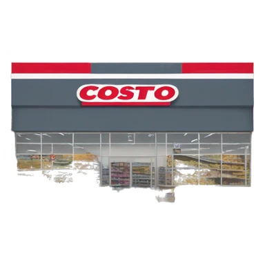 Costco store front sticker