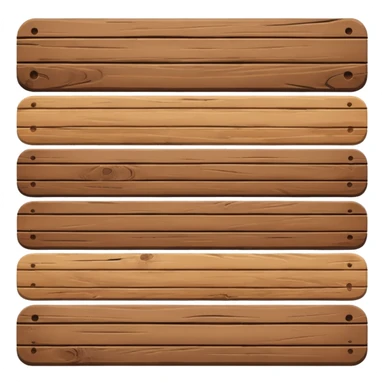 wooden plank sticker