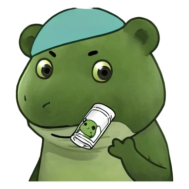 Panda band aid sticker