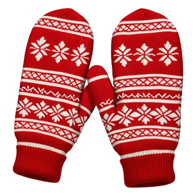 norwegian knit mittens selbu sticker