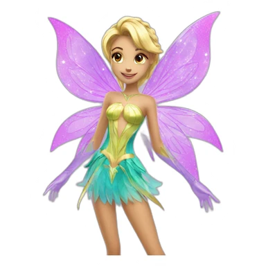 stella enchantix from winx club sticker