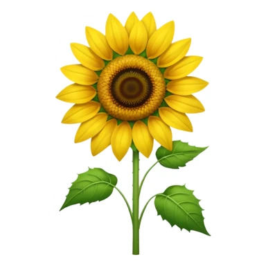 Sunflower sticker