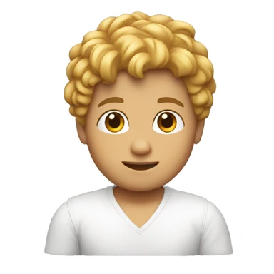 niño blanco de piel y pelo rubio con una macbook sticker