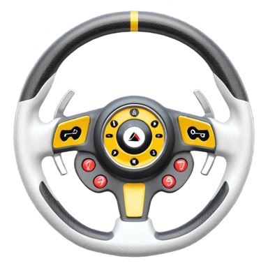 F1 steering wheel sticker