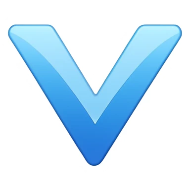 It's a bright blue jagged starburst (or sunburst/jagged circle) background with a bold white checkmark centered inside. This design has remained consistent for X Premium subscribers sticker