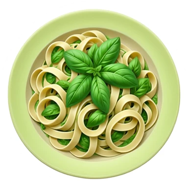 green pesto pasta sticker