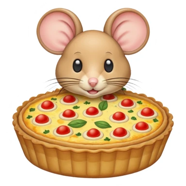 A mouse quiche sticker