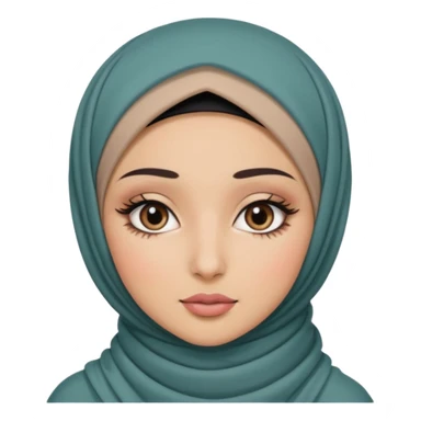 hijab girl baddy sticker
