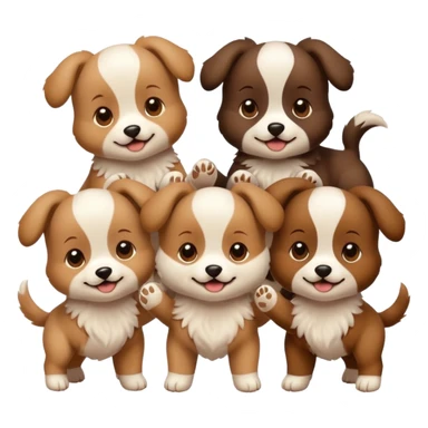 Perritos bailando sticker