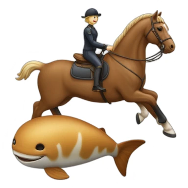 Chat sur un chien sur une tortu sur un cheval sur un baleine sticker