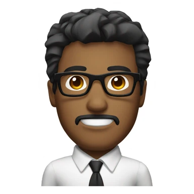 iron man with a black glasses,and we can see his handsome face sticker