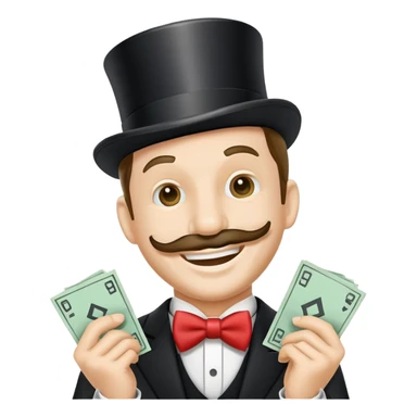 Monopoly man  sticker