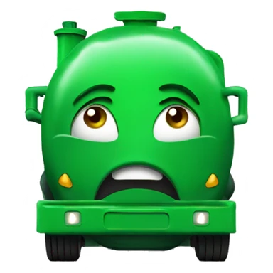 green fuel tanker sticker