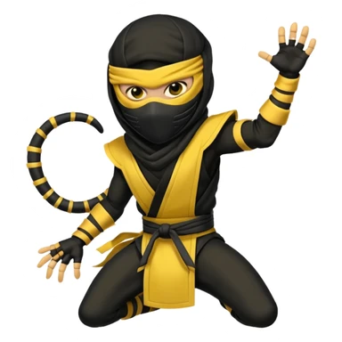 scorpion mortal kombat sticker