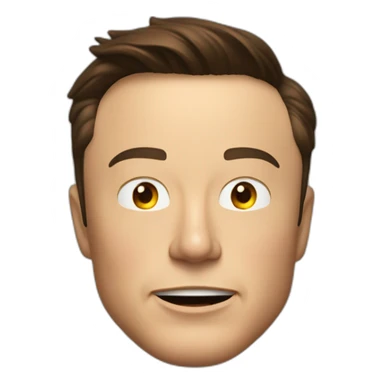 elon musk qui crache du feu sticker