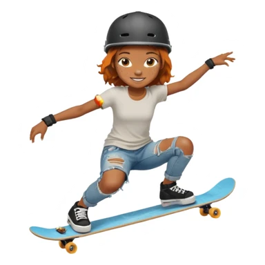 skateboarder black girl mugshot with  sticker