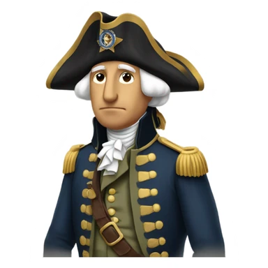 George Washington Smoking a Blunt sticker