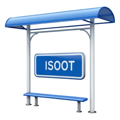 Bus Stop Signboard sticker