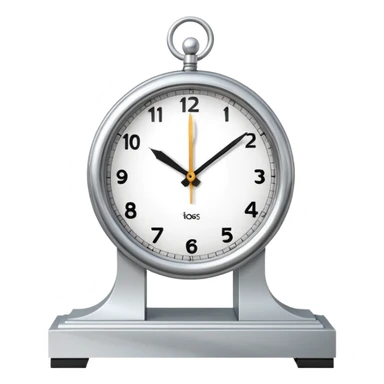 postmodern mantel clock sticker