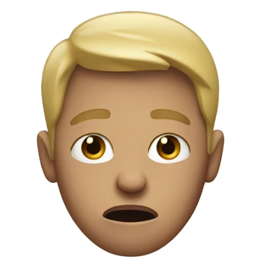 White Person expressing frustration sticker