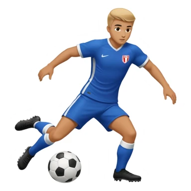 soccer tackling sticker