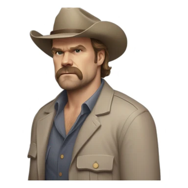 Jim Hopper David harbour sticker