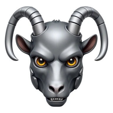 Terminator Goat head sticker