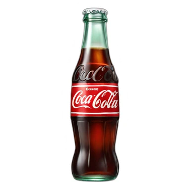 Coca Cola Glass Bottle sticker