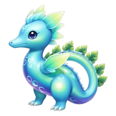 Elemental Exotic Tropical Celestial Sparky Fierce Viney Vinal Dusky Aurorus-Amaura-Auroras-Pokémon-Fakémon-creature sticker