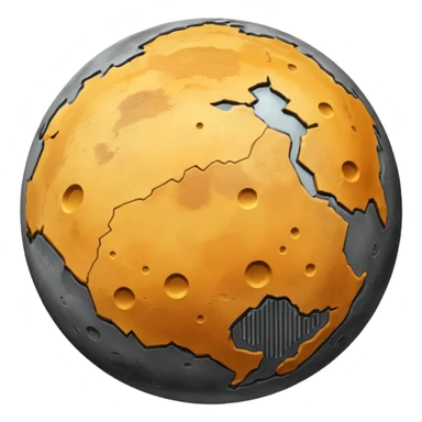 The planet Mercury sticker