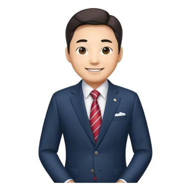 President of Korea sticker