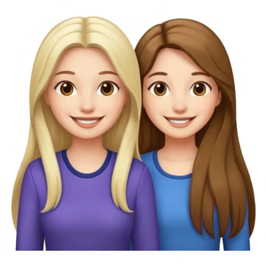 Ma meilleur amie et moi (femme) sticker