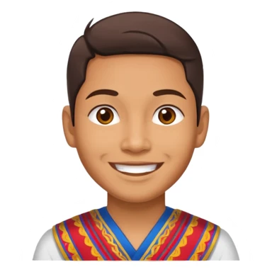 filipino wearing salakot sticker