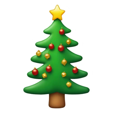 christmass tree with healthy product instead of toys sticker