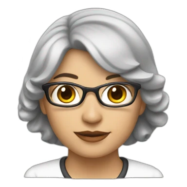 profesora morena sticker