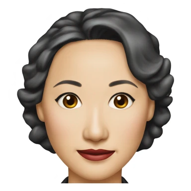 Joan Chen asian actress sticker