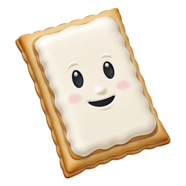 Pop tarts with white sticker