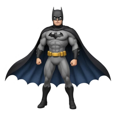 Batman stopping a disaster, world in background sticker