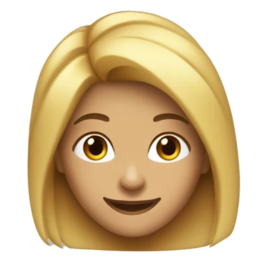 Mulher cabelo cacheado, sorriso simpático  sticker