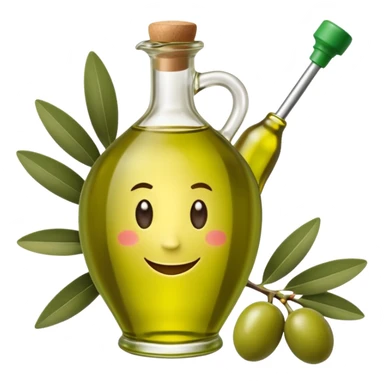 an olive oil label that says "olive your tools in one place" and has a nice animated olive. it should pop in color sticker
