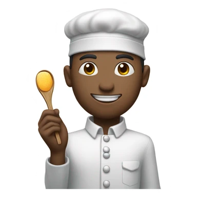 Guy eating a spoonful of sugar standing next to a lighter sticker