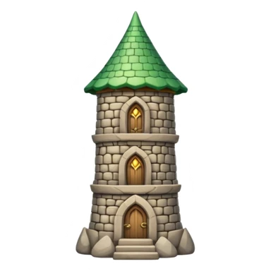 Elf Tower shy sticker