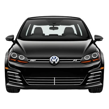 Black Edition Golf R MK7  with no red headlights or grill sticker